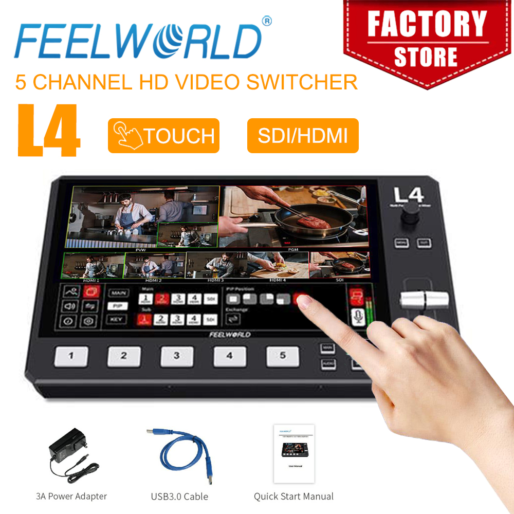 Hdmi Cable - FEELWORLD saklar Mixer Video Multi kamera