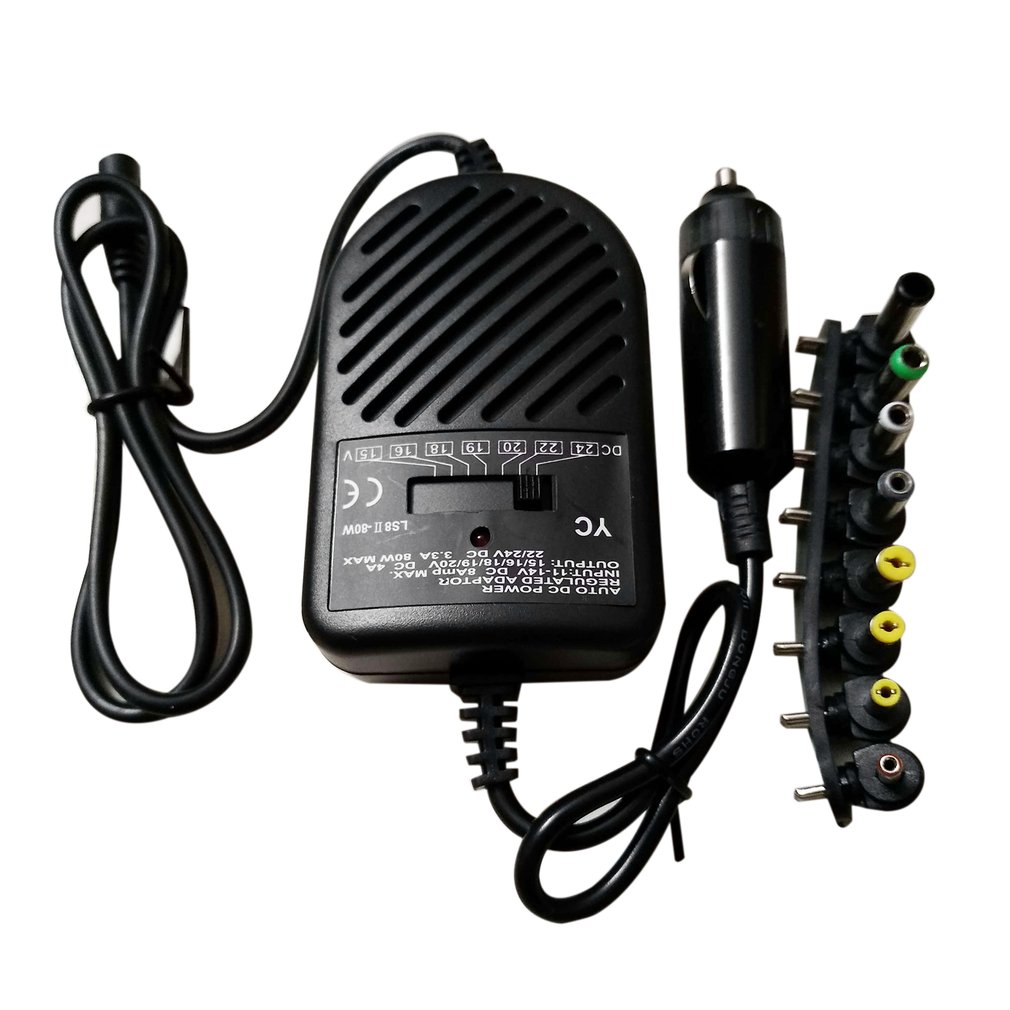 Laptop Charger - Pengisi Daya Portabel Universal 80W, Adaptor