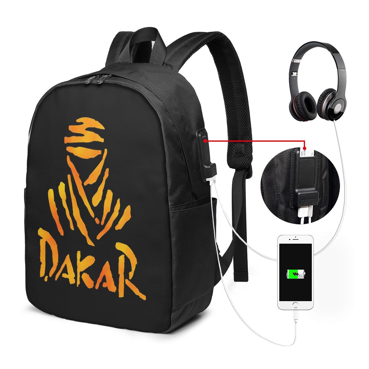 Laptop Bag - Dakar Rally Tas Ransel Motor Tas