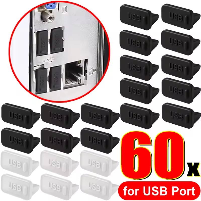 Laptop Original Accessories - Penutup Debu untuk Port Pengisi Daya