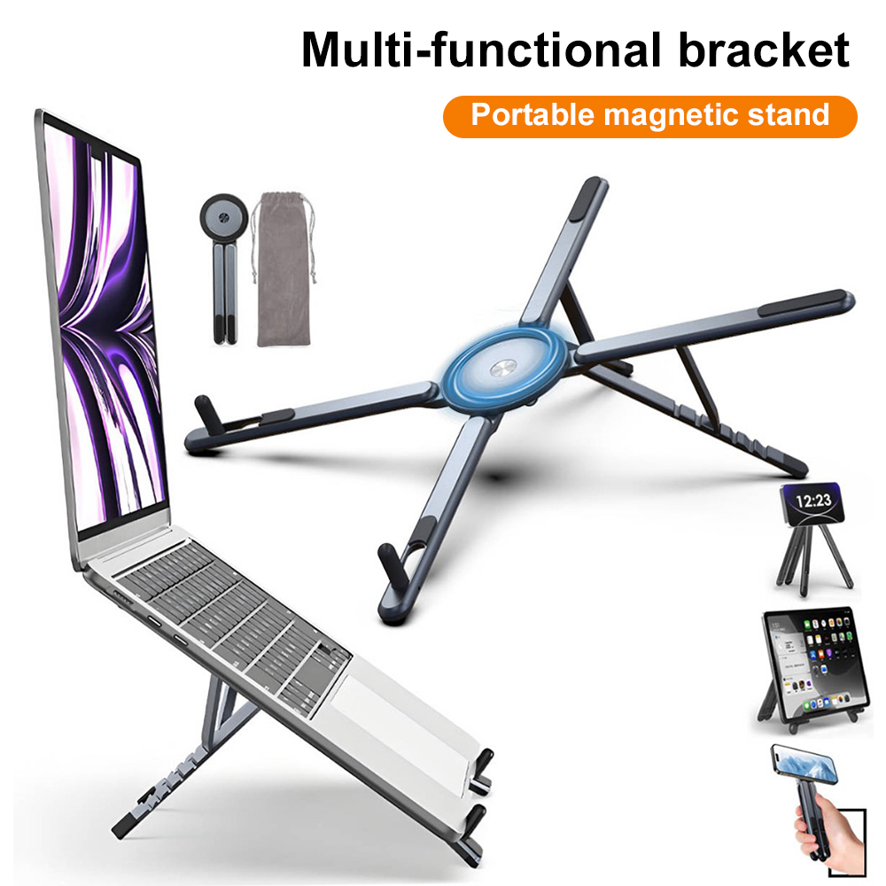 Laptop Stand - Penyangga Ponsel Magnetik Portabel & Tongsis