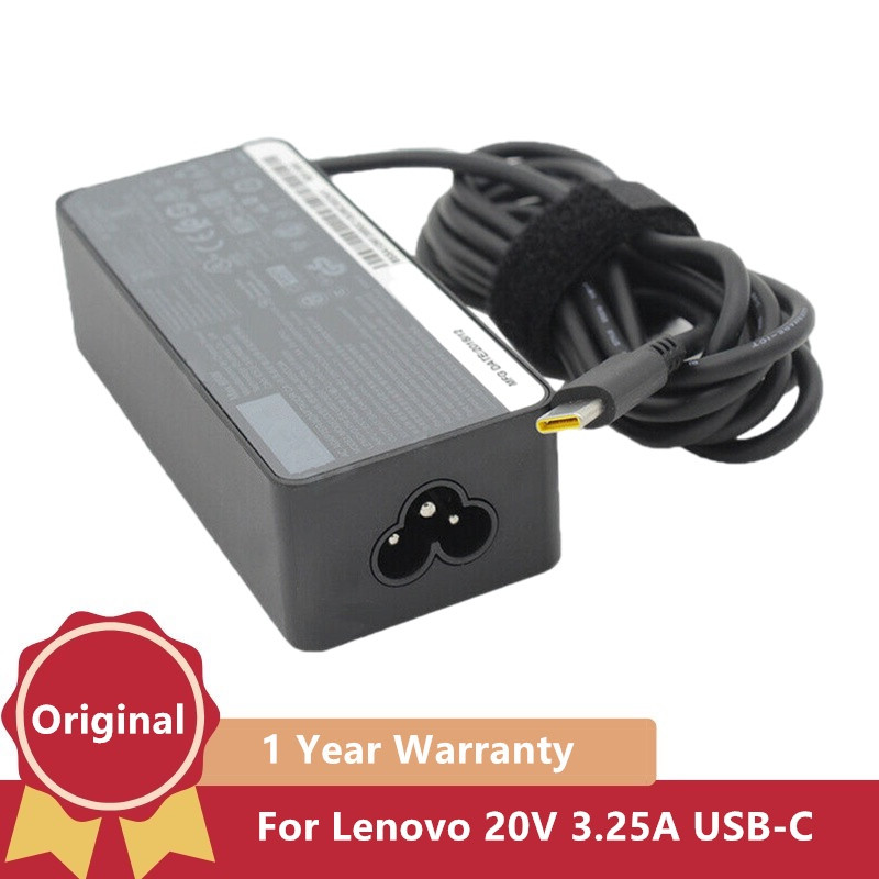 100% Asli 65W 20V 3.25A Adapto - Laptop Charger ulasan dan harga