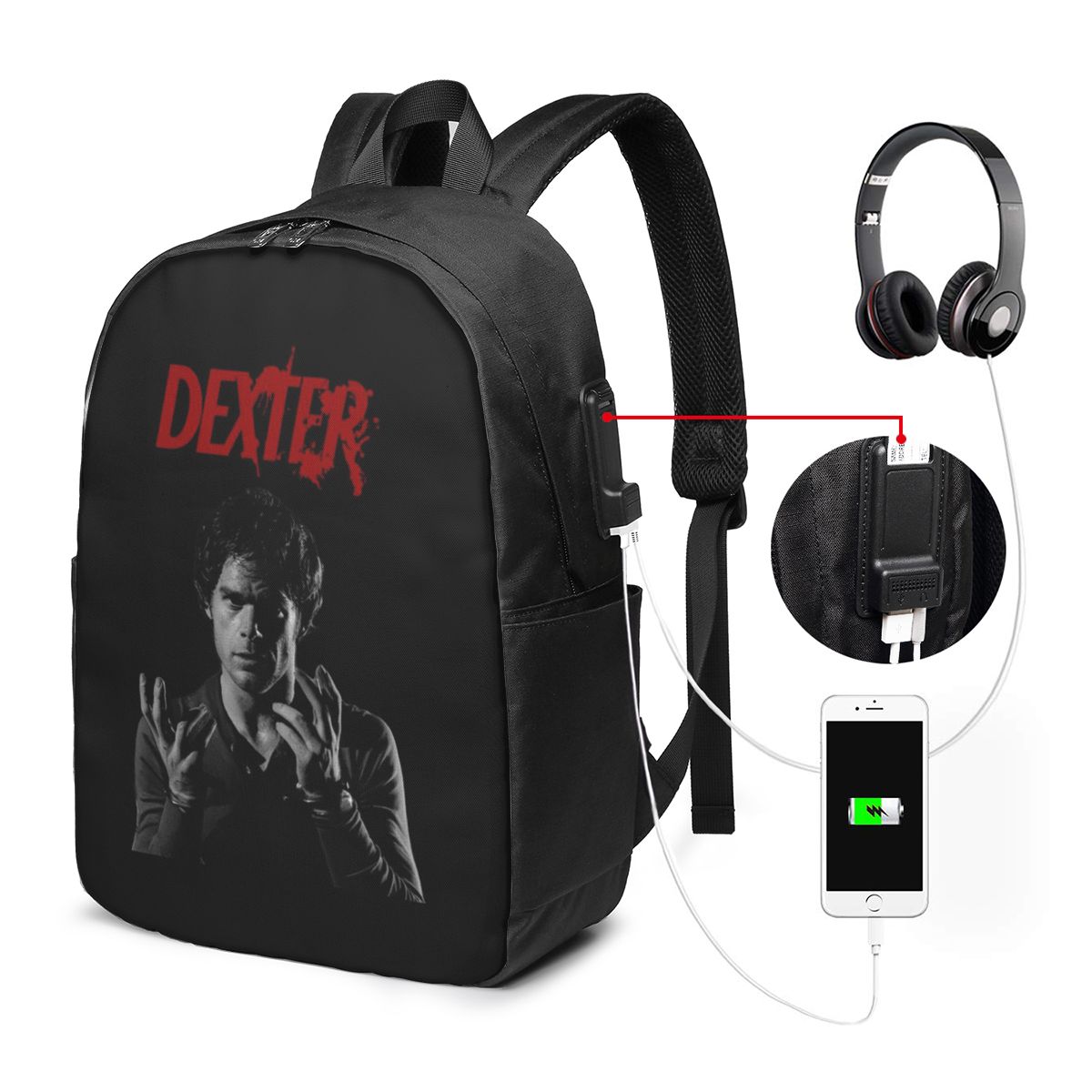 Tas Ransel Film Dexter Morgan  - Laptop Bag ulasan dan harga
