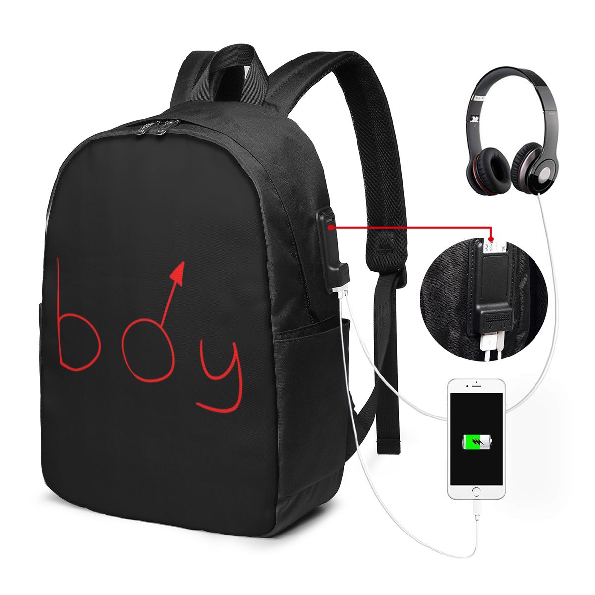 Boymoder Tas Ransel Topi dan K - Laptop Bag ulasan dan harga